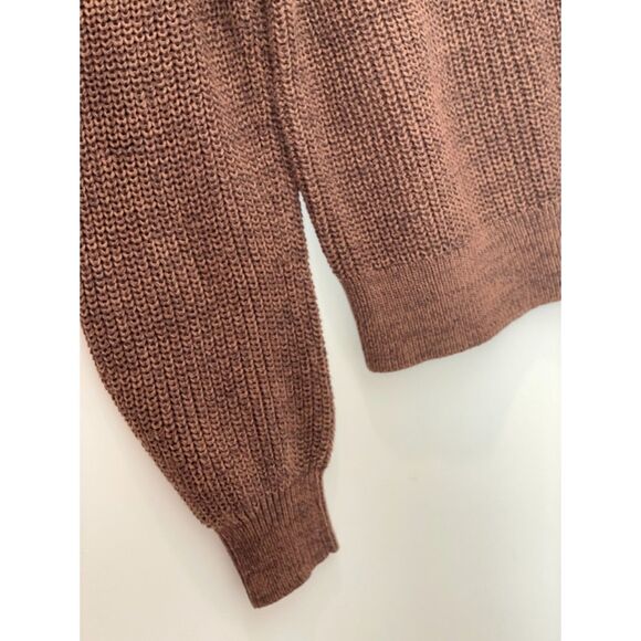 Gap 100% Cotton Crewneck Sweater Size Large Neutral Minimalist NEW w/tag k14 - Picture 12 of 14